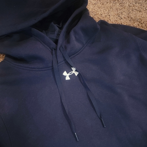Under Armour Men's Hoodie L Navy Blue - Picture 5 of 5